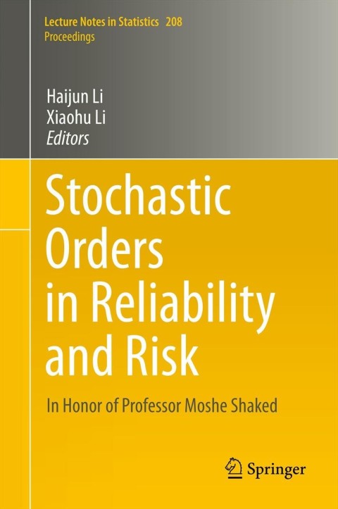 Cover image for book Stochastic Orders in Reliability and Risk