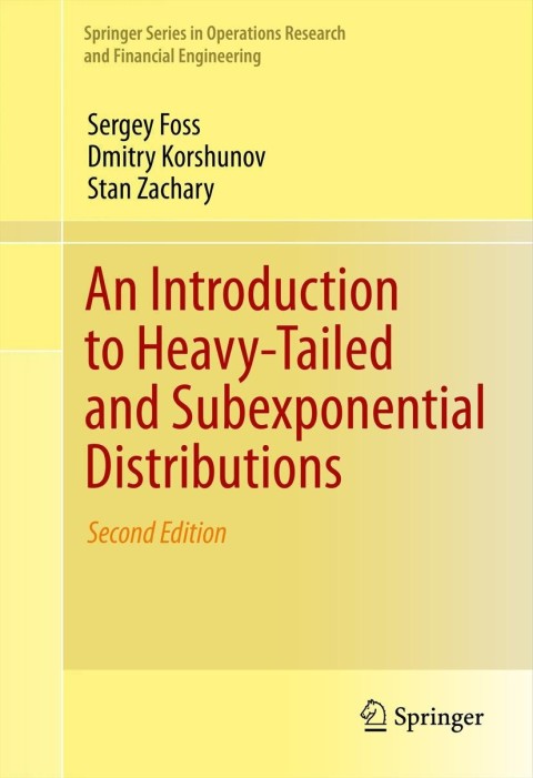 Cover image for book An Introduction to Heavy-Tailed and Subexponential Distributions