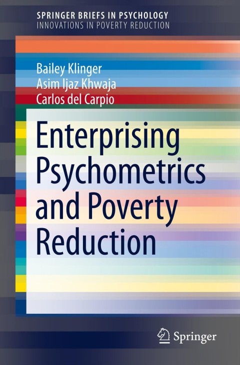 Cover image for book Enterprising Psychometrics and Poverty Reduction