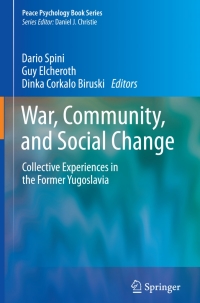 Cover image: War, Community, and Social Change 9781461474906
