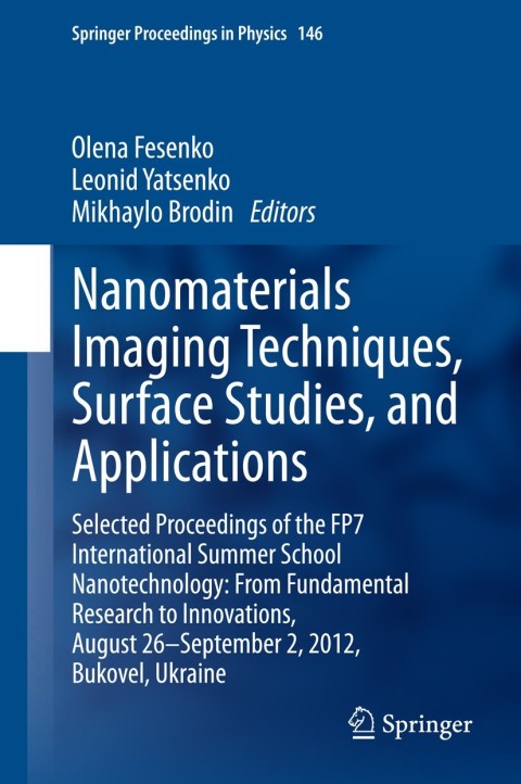 Cover image for book Nanomaterials Imaging Techniques, Surface Studies, and Applications