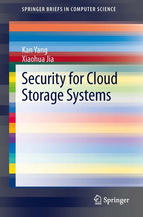 Cover image for book Security for Cloud Storage Systems