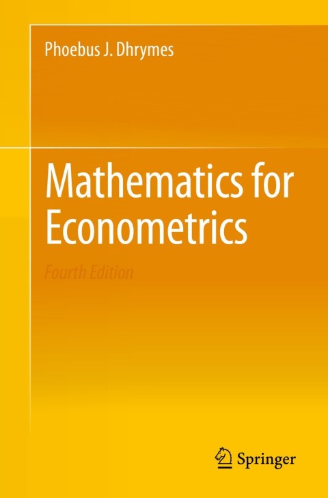 Cover image for book Mathematics for Econometrics