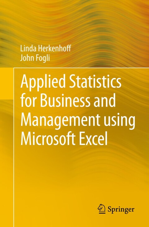 Cover image for book Applied Statistics for Business and Management using Microsoft Excel
