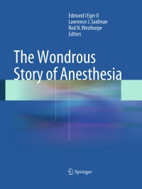 Titelbild: The Wondrous Story of Anesthesia 9781461484400