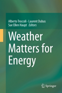 Cover image: Weather Matters for Energy 9781461492207