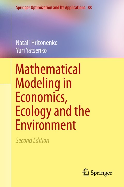 Cover image for book Mathematical Modeling in Economics, Ecology and the Environment