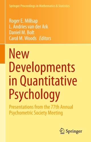 New Developments in Quantitative Psychology