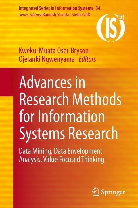 Cover image for book Advances in Research Methods for Information Systems Research