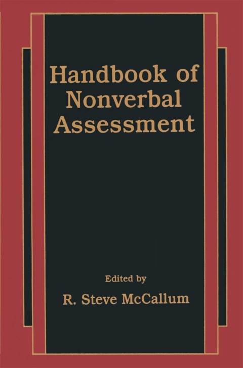 Cover image for book Handbook of Nonverbal Assessment
