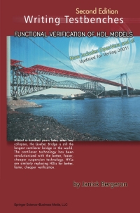 Cover image: Writing Testbenches: Functional Verification of HDL Models 2nd edition 9781402074011