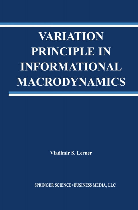 Cover image for book Variation Principle in Informational Macrodynamics