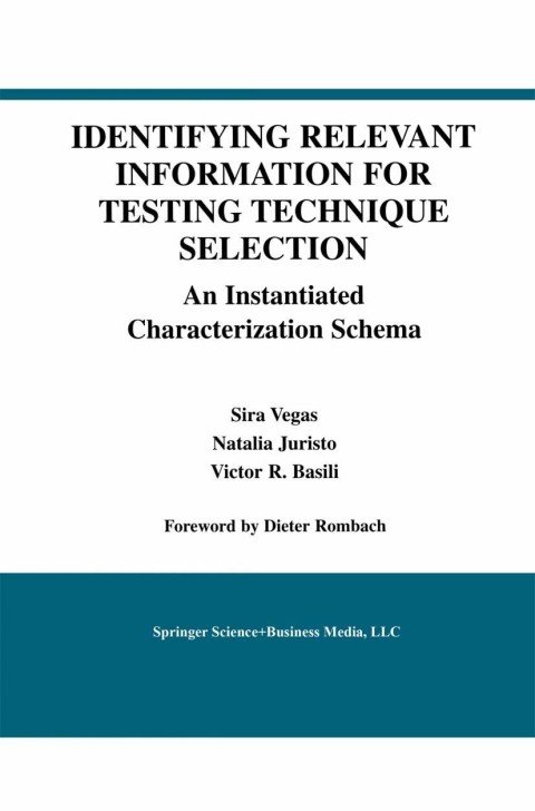 Cover image for book Identifying Relevant Information for Testing Technique Selection