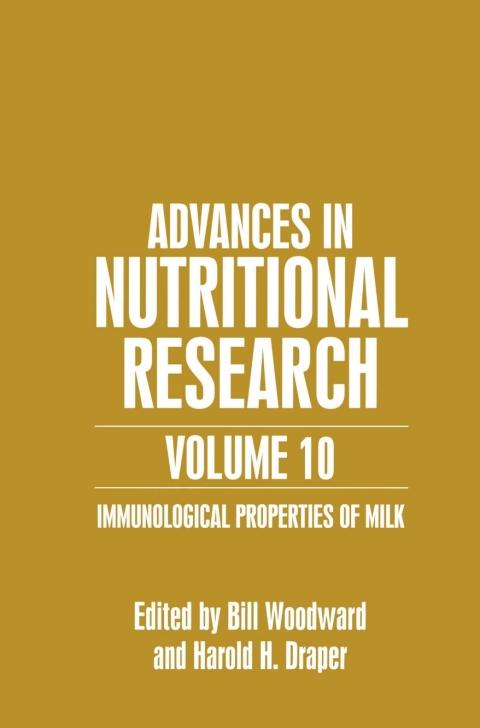 Cover image for book Advances in Nutritional Research Volume 10