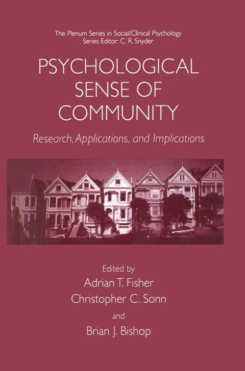 Cover image for book Psychological Sense of Community