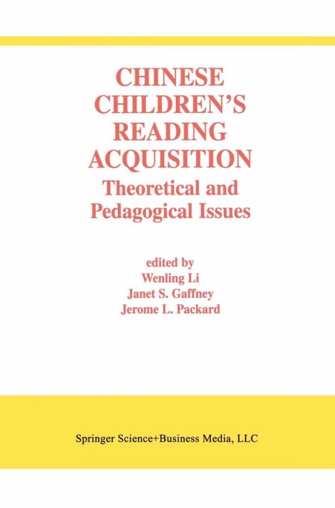 Cover image for book Chinese Children’s Reading Acquisition