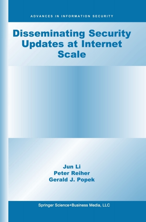 Cover image for book Disseminating Security Updates at Internet Scale
