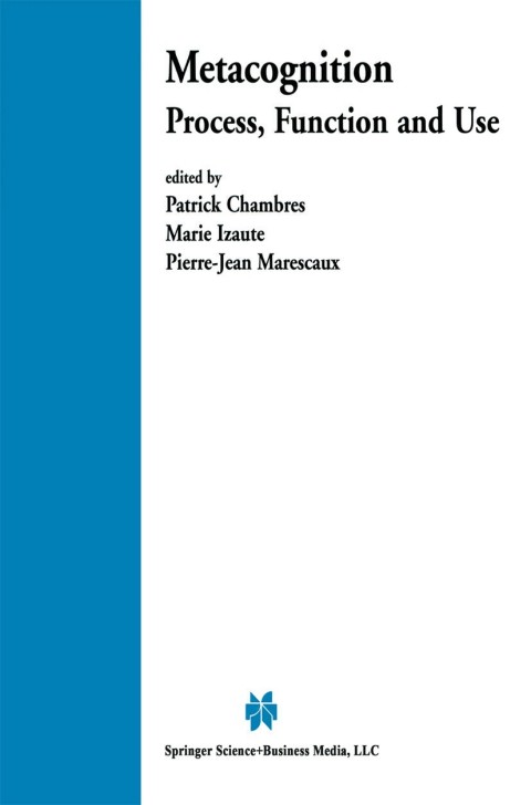 Cover image for book Metacognition