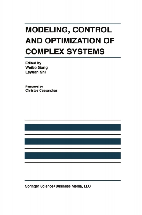 Cover image for book Modeling, Control and Optimization of Complex Systems