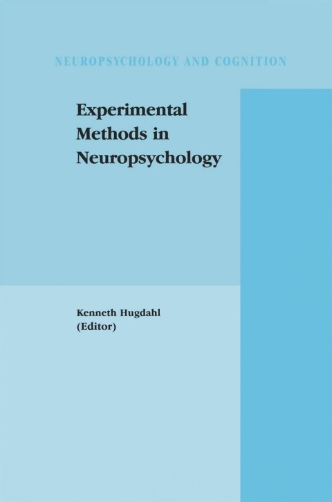 Cover image for book Experimental Methods in Neuropsychology