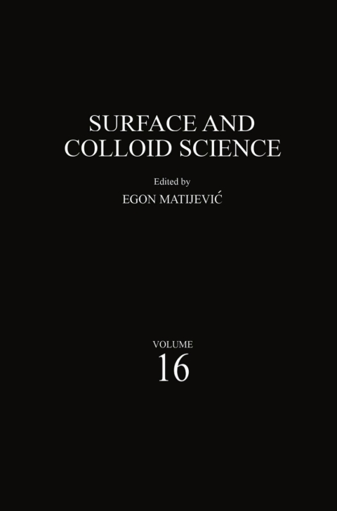 Cover image for book Surface and Colloid Science