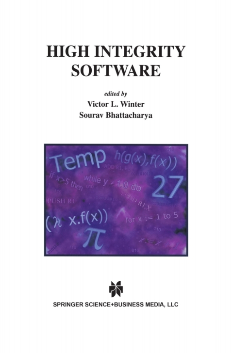 Cover image for book High Integrity Software