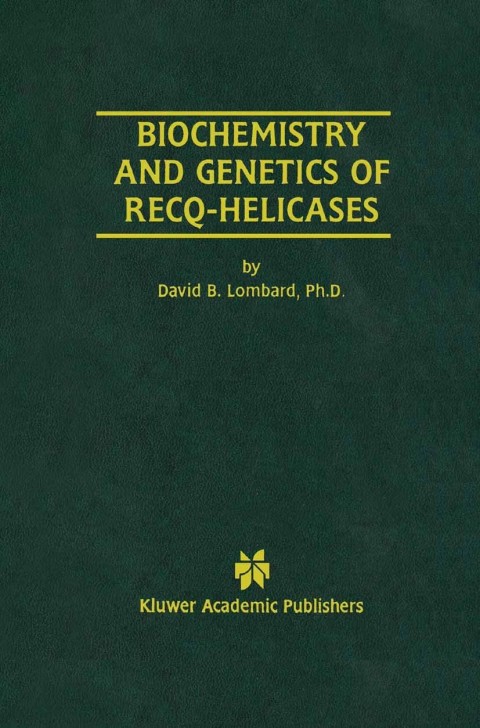 Cover image for book Biochemistry and Genetics of Recq-Helicases