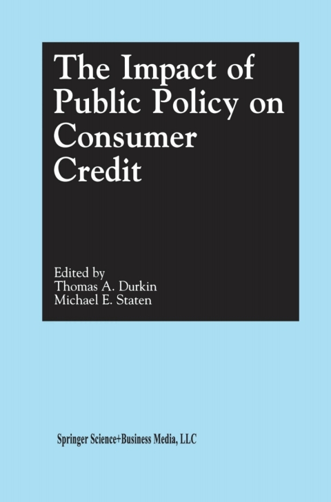 Cover image for book The Impact of Public Policy on Consumer Credit
