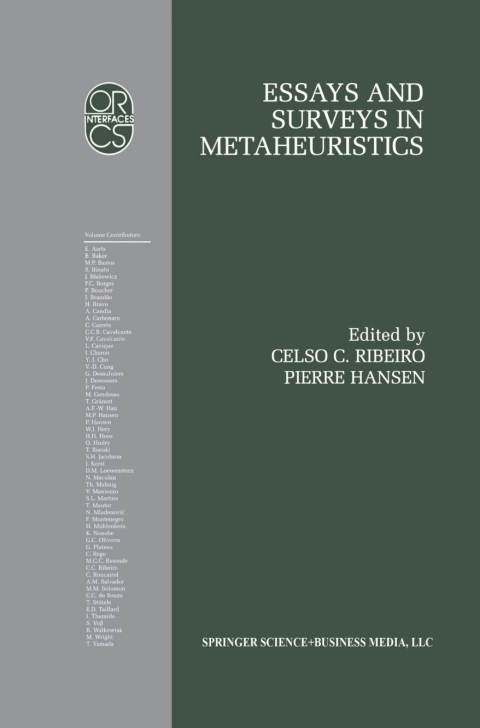 Cover image for book Essays and Surveys in Metaheuristics