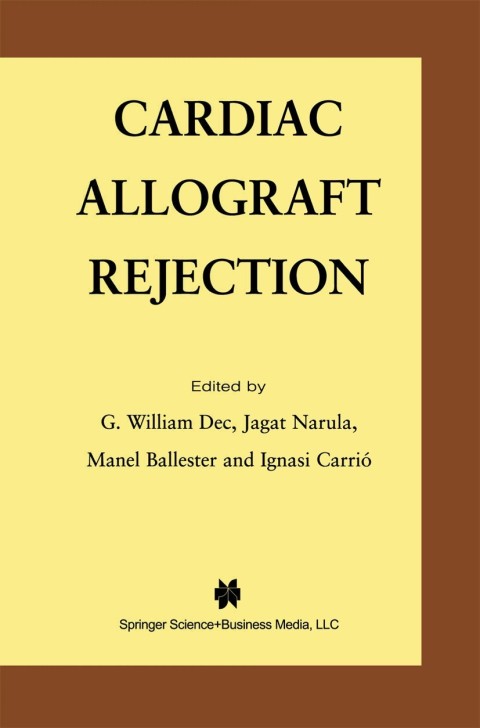 Cover image for book Cardiac Allograft Rejection