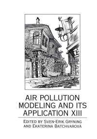 Cover image: Air Pollution Modeling and Its Application XIII 1st edition 9780306461880