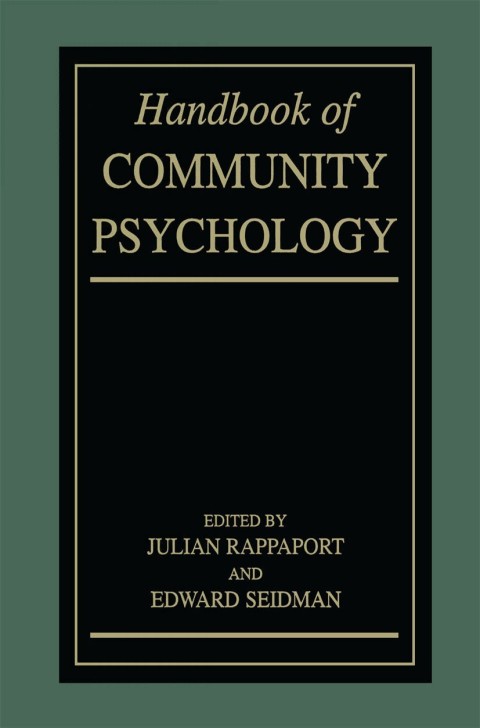 Cover image for book Handbook of Community Psychology