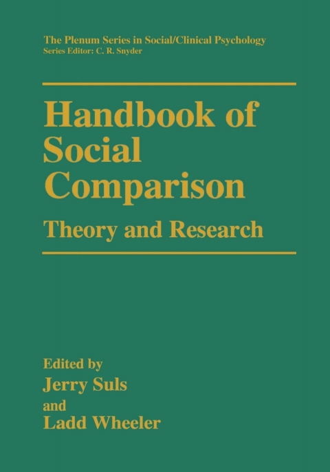 Cover image for book Handbook of Social Comparison