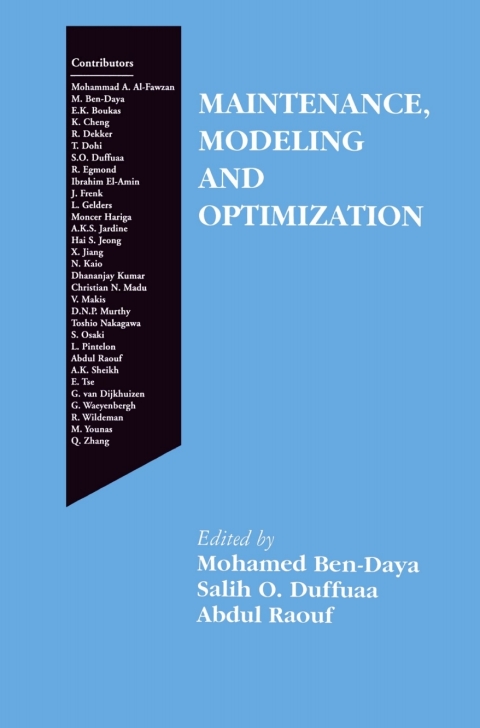 Cover image for book Maintenance, Modeling and Optimization