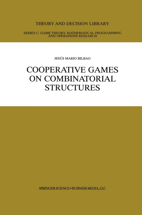 Cover image for book Cooperative Games on Combinatorial Structures