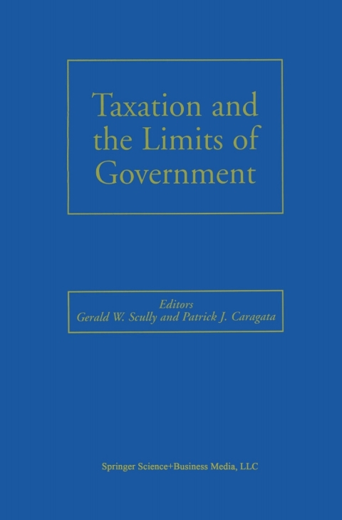 Cover image for book Taxation and the Limits of Government
