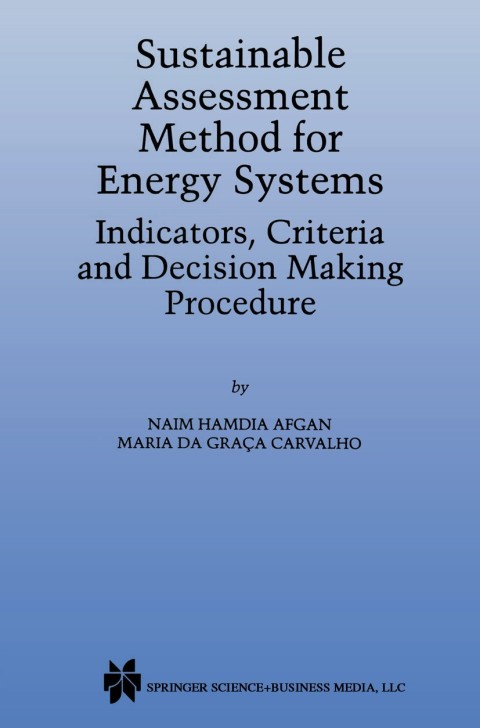 Cover image for book Sustainable Assessment Method for Energy Systems