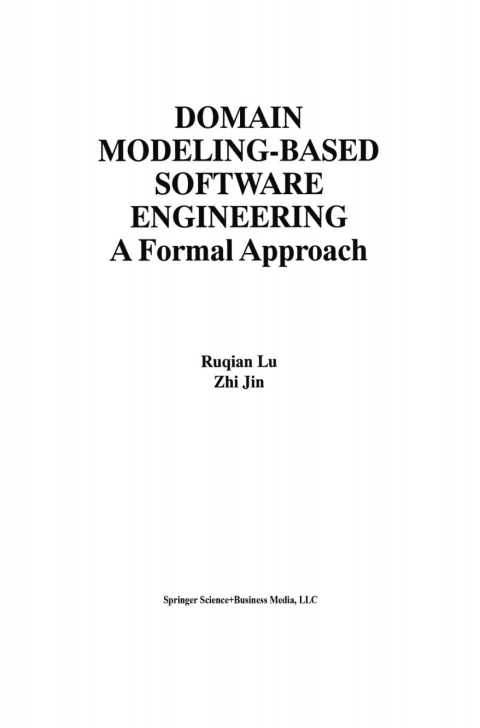 Cover image for book Domain Modeling-Based Software Engineering