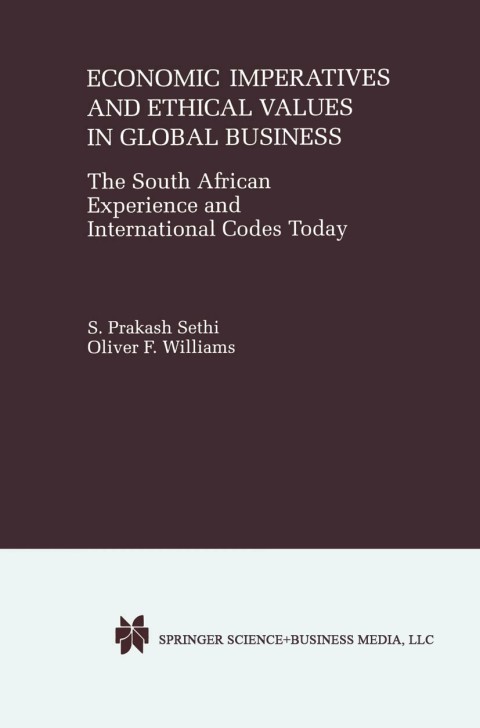 Cover image for book Economic Imperatives and Ethical Values in Global Business