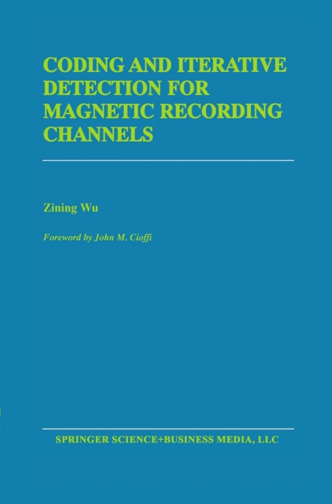 Cover image for book Coding and Iterative Detection for Magnetic Recording Channels