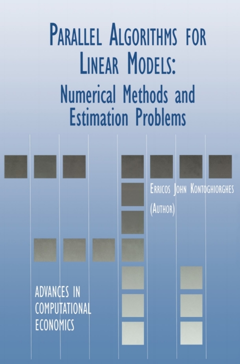 Cover image for book Parallel Algorithms for Linear Models