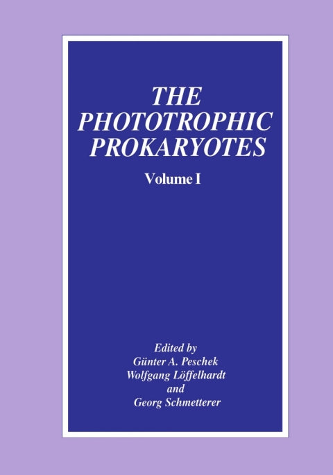 Cover image for book The Phototrophic Prokaryotes