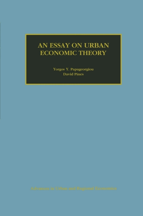 Cover image for book An Essay on Urban Economic Theory