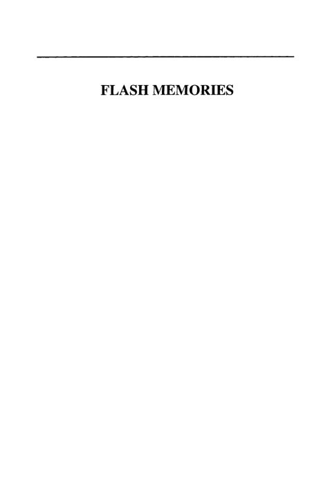 Cover image for book Flash Memories