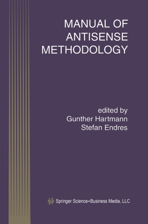 Cover image for book Manual of Antisense Methodology