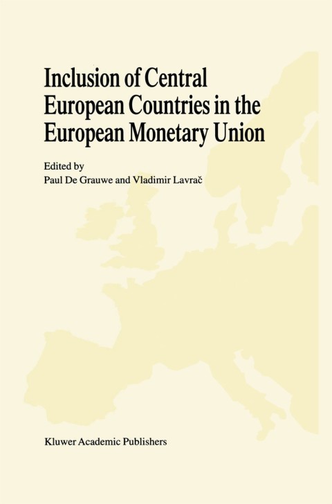 Cover image for book Inclusion of Central European Countries in the European Monetary Union