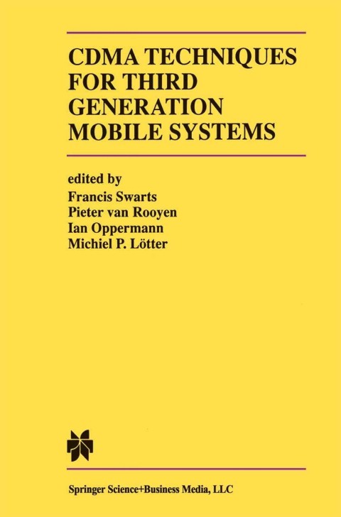 Cover image for book CDMA Techniques for Third Generation Mobile Systems