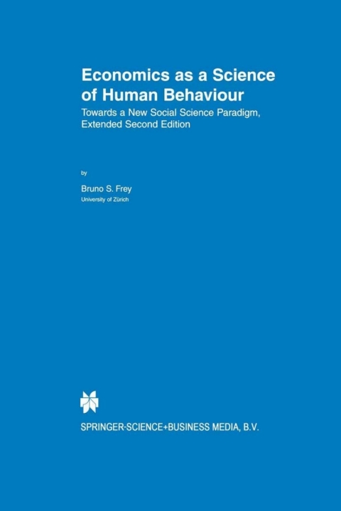 Cover image for book Economics as a Science of Human Behaviour