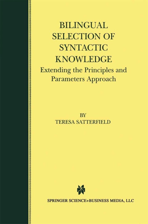 Cover image for book Bilingual Selection of Syntactic Knowledge