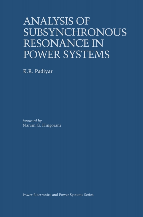 Cover image for book Analysis of Subsynchronous Resonance in Power Systems